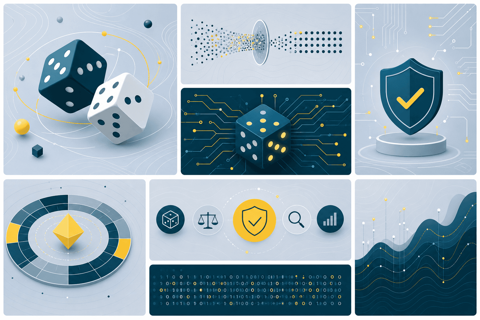 Abstrakt teknologi-motiv for online casino